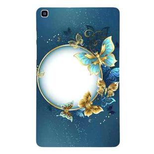 For Samsung Galaxy Tab A 8.0 2019 Color Painting Pattern Smart Tablet TPU Case(Butterfly Circle)