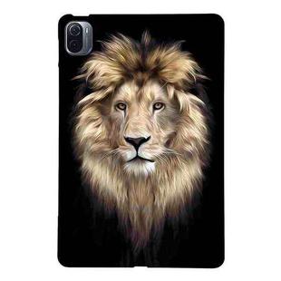 For Xiaomi Pad 5 / Pad 5 Pro Color Painting Pattern Smart Tablet TPU Case(Lion)