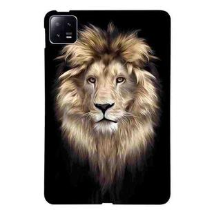 For Xiaomi Pad 6 Color Painting Pattern Smart Tablet TPU Case(Lion)