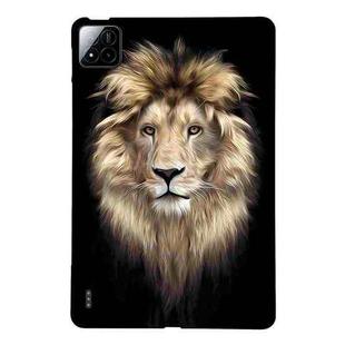 For Xiaomi Pad 7 / Pad 7 Pro Color Painting Pattern Smart Tablet TPU Case(Lion)
