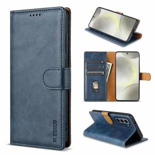 For Samsung Galaxy S21 5G N.BEKUS CSJ-P1 Solid Color Leather Phone Case(Blue)