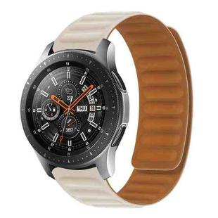 20mm Contrast Color Magnetic Silicone Watch Band(Starlight)