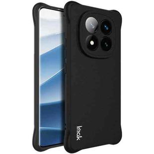 For Redmi Note 14 Pro+ 5G imak Shockproof Airbag TPU Phone Case(Matte Black)