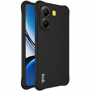 For Redmi Turbo 4 / POCO X7 Pro imak Shockproof Airbag TPU Phone Case(Matte Black)