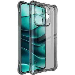 For Redmi Note 14 5G Global imak Shockproof Airbag TPU Phone Case(Transparent Black)