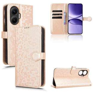 For Redmi Turbo 4 Pro 5G Honeycomb Dot Texture Leather Phone Case(Gold)
