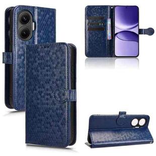 For Redmi Turbo 4 Pro 5G Honeycomb Dot Texture Leather Phone Case(Blue)