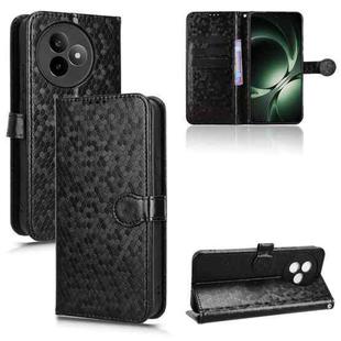 For Redmi K80 Ultra Honeycomb Dot Texture Leather Phone Case(Black)