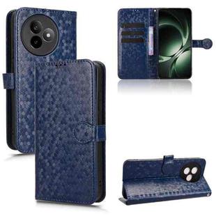 For Redmi K80 Ultra Honeycomb Dot Texture Leather Phone Case(Blue)