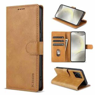 For Xiaomi 13T / 13T Pro N.BEKUS CSJ-P1 Solid Color Leather Phone Case(Brown)