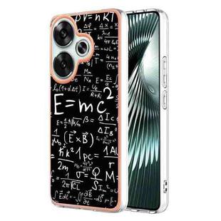 For Xiaomi Poco F6 5G Electroplating Marble Dual-side IMD Phone Case(Equation)