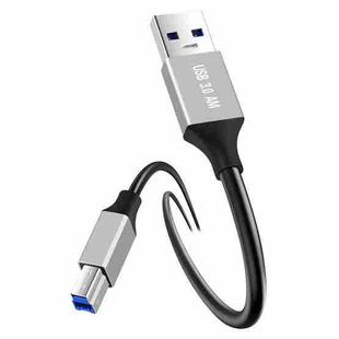 USB 3.0 A Male to USB-B Square Interface Printer Data Transmission Adapter Cable, Length:1m