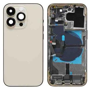For iPhone 14 Pro Battery Back Cover Assembly, Version:US Version(Gold)