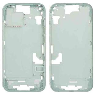 For iPhone 15 Middle Frame Bezel Plate with Side Keys + Card Tray, Version:CE EU Version(Green)