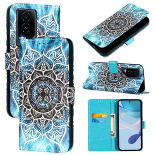 For Honor GT Colored Drawing Pattern Plain Weave Leather Phone Case(Undersea Mandala)