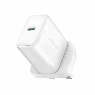 JOYROOM JR-TCF24 30W USB-C / Type-C Fast Charger, Specification:UK Plug(White)