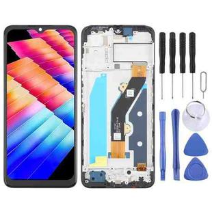 For Infinix Hot 30i X669 OEM LCD Screen Digitizer Full Assembly With Frame