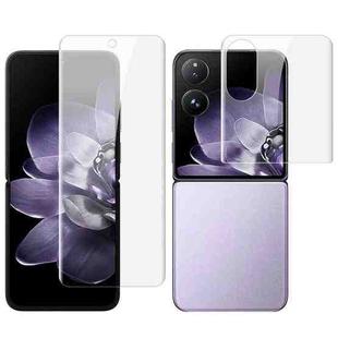 For Xiaomi Mix Flip 2 imak 4th Generation Screen Hydrogel Film Protector, Main Screen + Second Screen 1 Set