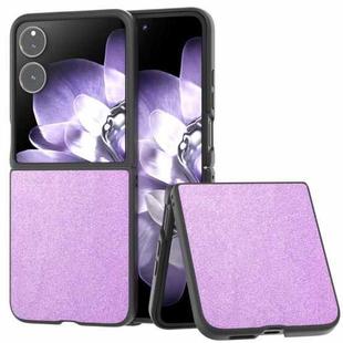 For Xiaomi Mix Flip Glitter Full Coverage PU + PC Phone Case(Purple)