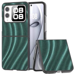 For Huawei nova Flip Galactic Pattern Protective Phone Case(Green)