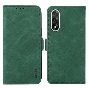 For OnePlus Nord 5 / Ace 5 Ultra ABEEL Frosted Magnetic RFID Leather Phone Case(Green)