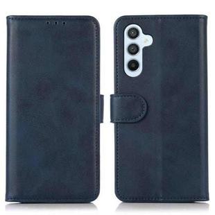 For Samsung Galaxy A17 5G Cow Texture Flip Leather Phone Case(Blue)