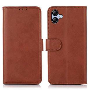 For Samsung Galaxy A07 5G Cow Texture Flip Leather Phone Case(Brown)