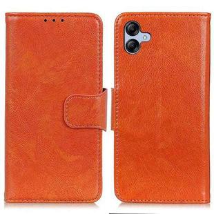 For Samsung Galaxy A07 5G Nappa Texture Horizontal Flip Leather Phone Case(Orange)