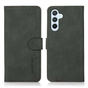 For Samsung Galaxy A17 5G KHAZNEH Matte Texture Leather Phone Case(Green)