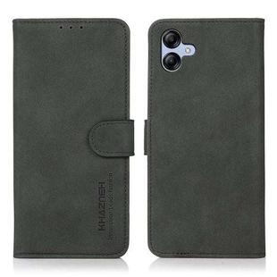 For Samsung Galaxy A07 5G KHAZNEH Matte Texture Leather Phone Case(Green)