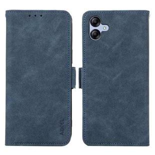 For Samsung Galaxy A07 5G ABEEL Frosted Magnetic RFID Leather Phone Case(Blue)