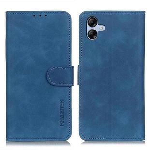 For Samsung Galaxy A07 5G KHAZNEH Retro Texture Horizontal Flip Leather Phone Case(Blue)