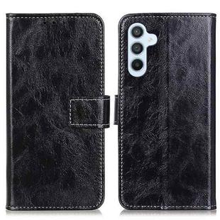 For Samsung Galaxy A17 5G Retro Crazy Horse Texture Leather Phone Case(Black)