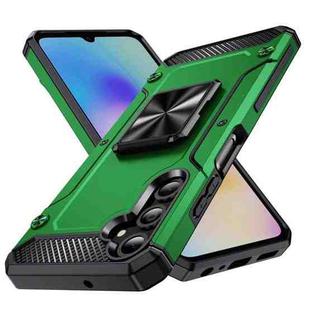 For Samsung Galaxy A05s Shockproof Metal Holder Phone Case(Green)