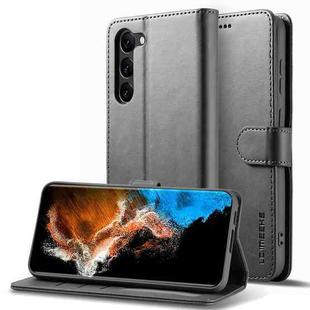 For Samsung Galaxy S25 5G LC.IMEEKE Calf Texture Leather Phone Case(Grey)