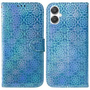 For Samsung Galaxy A25 5G / A25e JP Edition Colorful Magnetic Buckle Leather Phone Case(Blue)