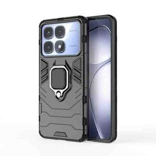 For Redmi K70 Ultra Global Shockproof PC + TPU Holder Phone Case(Black)