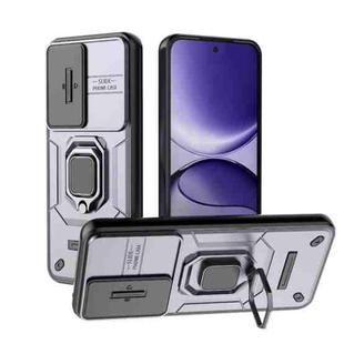 For Redmi Turbo 4 Pro 5G Sliding Camshield TPU + PC Shockproof Phone Case with Holder(Purple)