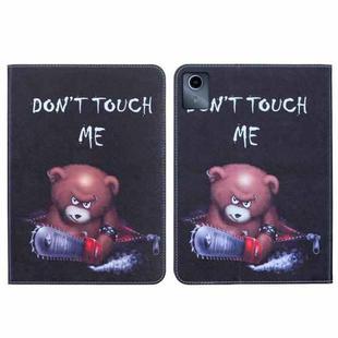 For Lenovo Tab M11 / Xiaoxin Pad 11 2024 Colored Drawing Leather Tablet Case(Bear)