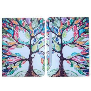 For Lenovo Tab P11 Pro Gen 2 Colored Drawing Leather Tablet Case(Life Tree)