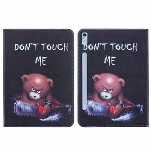 For Lenovo Xiaoxin Pad 11.5 / P11 Gen 2 Colored Drawing Leather Tablet Case(Bear)