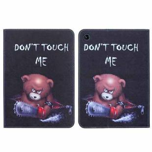 For Lenovo Tab M10 Plus 10.3 Colored Drawing Leather Tablet Case(Bear)