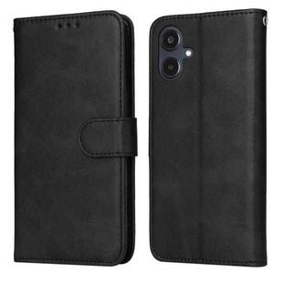 For Samsung Galaxy A25 5G Japan Version / A25e Classic Calf Texture Flip Leather Phone Case(Black)