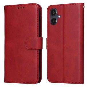 For Samsung Galaxy A25 5G Japan Version / A25e Classic Calf Texture Flip Leather Phone Case(Red)