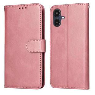 For Samsung Galaxy A25 5G Japan Version / A25e Classic Calf Texture Flip Leather Phone Case(Rose Gold)