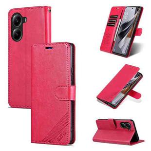 For Redmi Turbo 4 / Xiaomi Poco X7 Pro AZNS Sheepskin Texture Flip Leather Phone Case(Red)