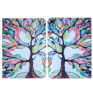 For Samsung Galaxy Tab S6 Lite 2024 Colored Drawing Leather Tablet Case(Life Tree)