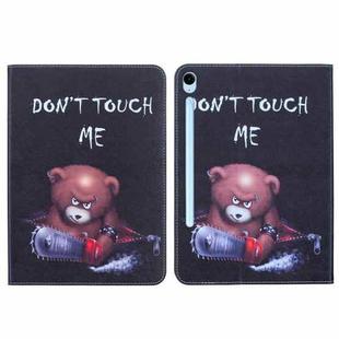 For Samsung Galaxy Tab S9 / S9 FE Colored Drawing Leather Tablet Case(Bear)