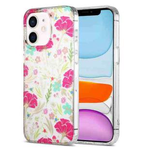 For iPhone 11 Dual-side Laminating IMD PC Hybrid TPU Phone Case(Cop-rose)