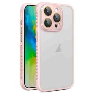 For iPhone 16 Pro Max Side Cooling Skin Feel Frosted Phone Case(Pink)